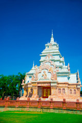 Fototapeta premium Buildings in Bangkok, Thailand. Thailand is known as a country with a smile.