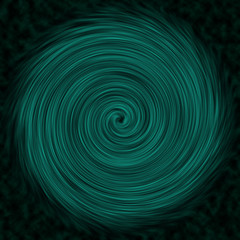 Background black blue green spiral swirl