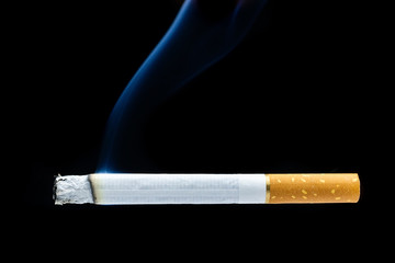 Cigarette smoke cigarette butt