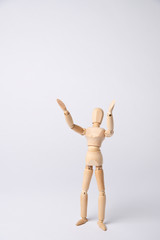 デッサン人形　喜び