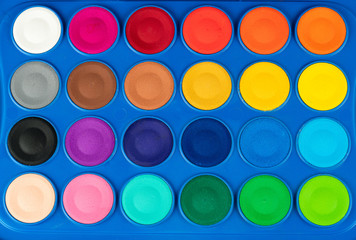 close-up colorful watercolor
