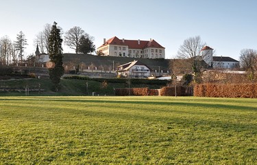 nice castle, city Kunstat, Czech republic, Europe