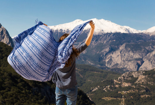 woman in the Tauri mountains