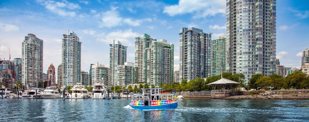 Obraz premium Vancouver skyline British Columbia Canada