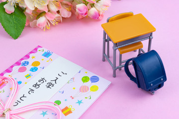 入学　新入生　新学期　四月　イメージ　小学校