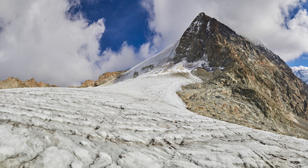 alpen glacier, Melting glaciers, warming the earth