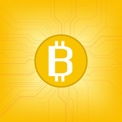 Concept Cryptocurrency decentralized money