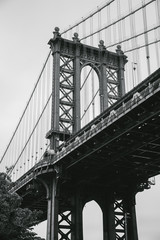 The Manhattan Bridge in New York City