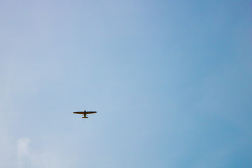 airplane in the sky