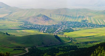 Naklejka premium Rural landscape, Armenia