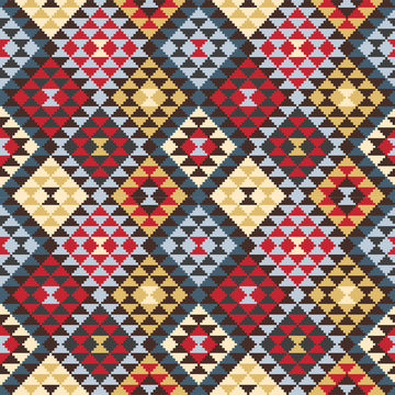 American Indian seamless pattern