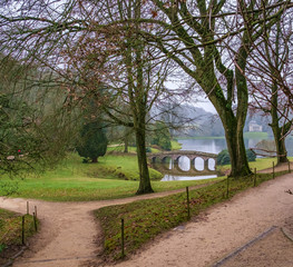 pond in a landscape