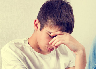 Fototapeta premium Sad Young Man