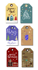 Christmas tags cute collection