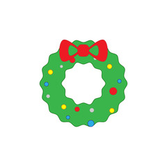 Christmas wreath of spruce