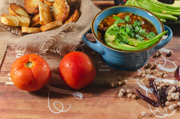 chorizo ​​and chickpea stew