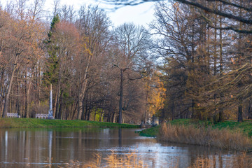 Pond in Catherine's Park, Pushkin