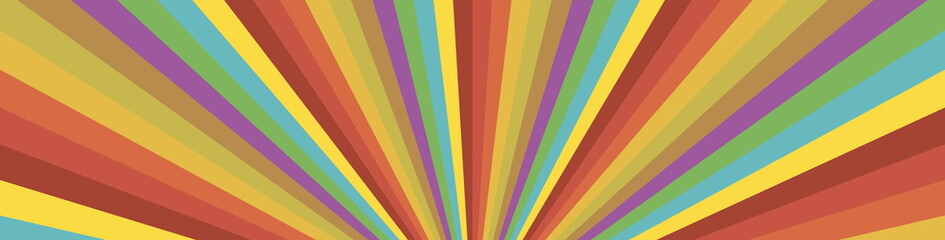 Colorful pattern with different Colorful lines