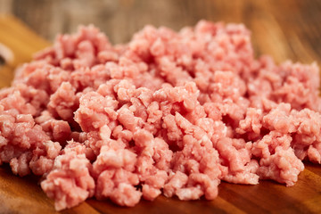 Minced pork meat