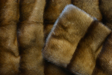 Mink fur background texture