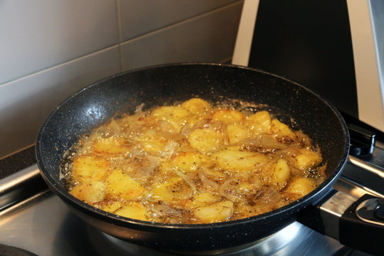 Pan fried potatoes