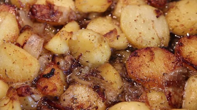 Pan fried potatoes