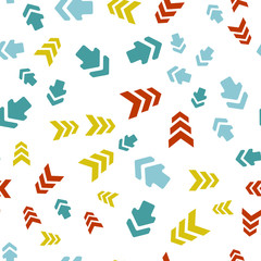 Different arrows. Seamless vector EPS 10 pattern