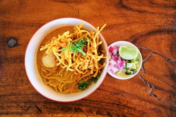 Kaosoi , Northern Thailand style noodle