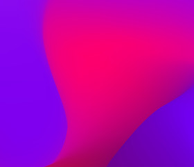 Colorful geometric background. Fluid shapes composition. Gradient mesh background in bright colors. Smooth banner template. Vector Illustration