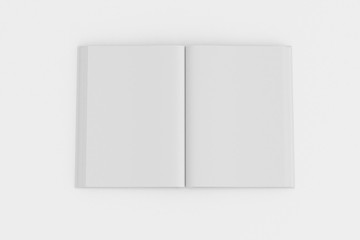 3d. Book, Blank, Book Cover.