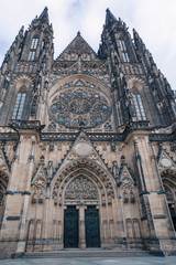 Fototapeta na wymiar St. Vitus cathedral in prague czech republic