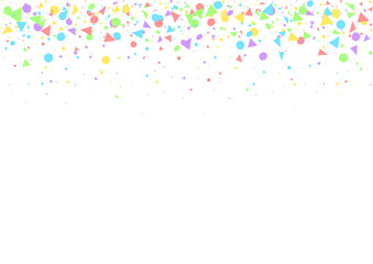 Colorful confetti background
