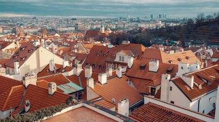 Fototapeta na wymiar traditional Prague city photo