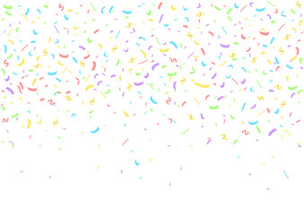 Colorful confetti background