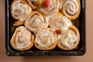 Fresh cinnamon rolls