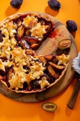 Delicious fruits pie