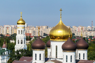 Ukrainian Orthodox Church of the Moscow Patriarch, Holy Dormition Odessa Patriarchal Monastery. This is one of the main attractions of the city.