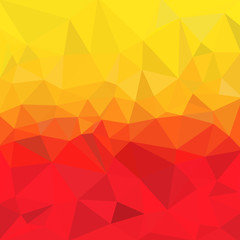 Vector irregular polygonal background. Summer triangle low poly pattern.