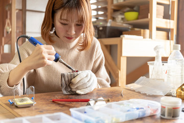 工作　ハンドメイド　手作り　イメージ