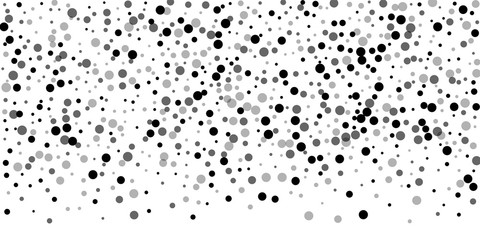 Obraz premium Scattered random black dots. Dark points dispersio