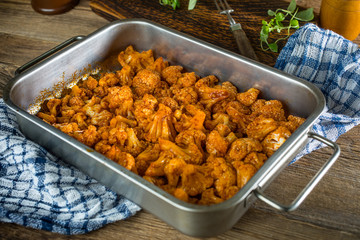 Tasty fried cauliflower.