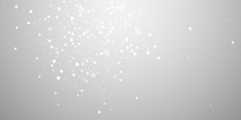 Magic stars random Christmas background. Subtle fl