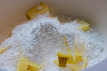 Baking ingredients for cookies