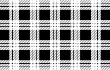 Black and white tartan plaid pattern.Vector illustration.