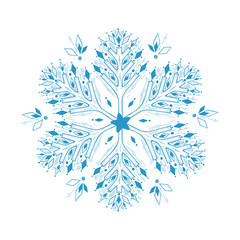 Illustration of snowflake