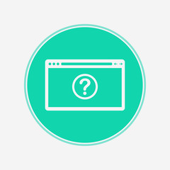 Request vector icon sign symbol