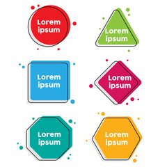 Quote text bubble. Commas, note, message and comment Vector illustration.