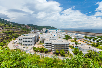 DAYA BAY, CHINA - AUGUST 10, 2017: Daya Bay nuclear  power plant, Guangdong Province, China, August...