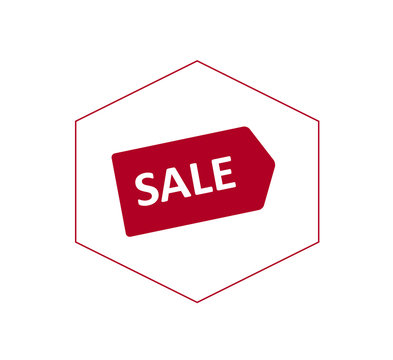 Vector sale tag - idea icons for online shopping. Shopping day