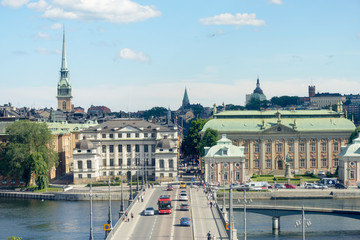 Panorama von Stockholm, schwedische Haupstadt